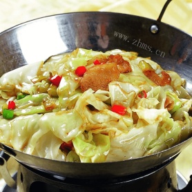 家常菜干锅包菜怎么做好吃又简单,做法图解分