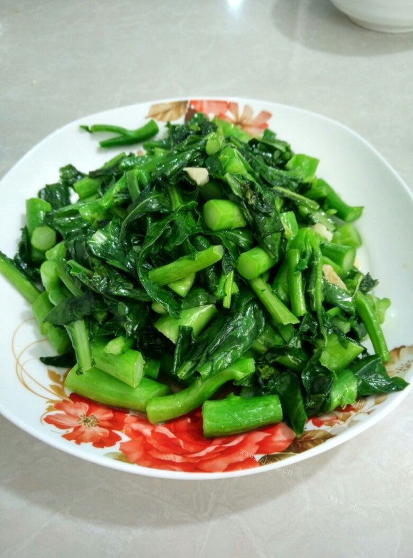 简单的清炒芥兰