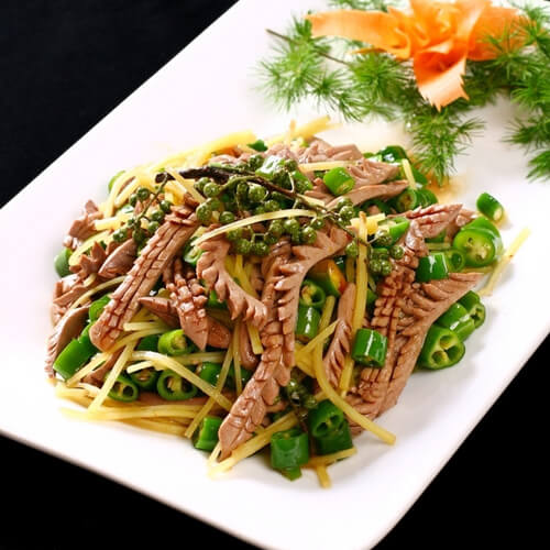 美味鲜椒腰花