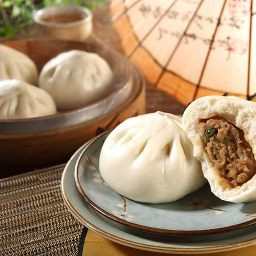粉条猪肉萝卜丁酱包子