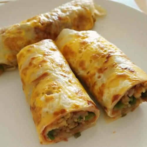 美味土豆丝卷饼