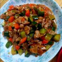 美食的毕节宫爆肉美味什弗朗孔泰图片