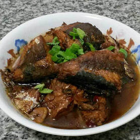 美味可口的家焖鲅鱼