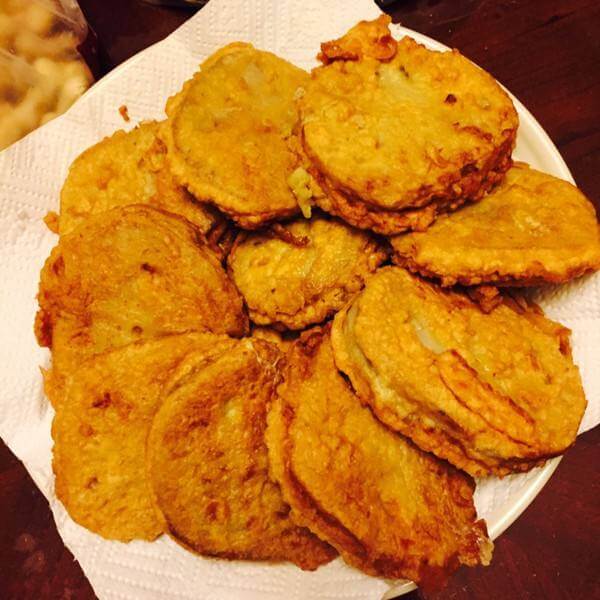 美味的炸泡饼