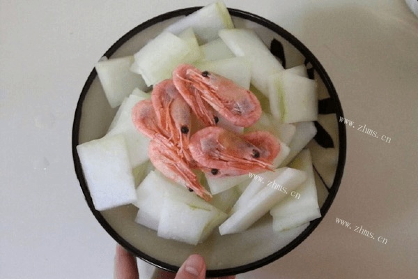 冬瓜炒海米，夏日食用开胃清热解暑第一步