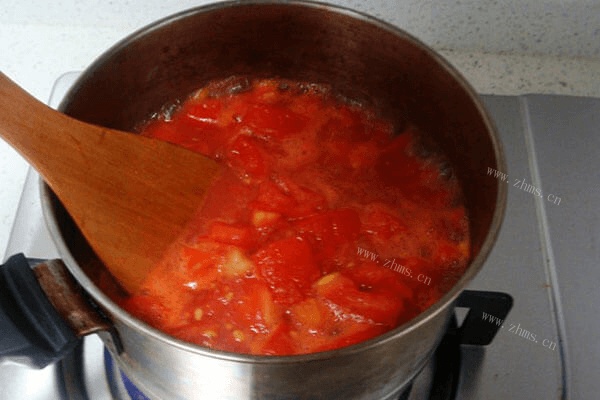 自己如何做蕃茄酱第五步