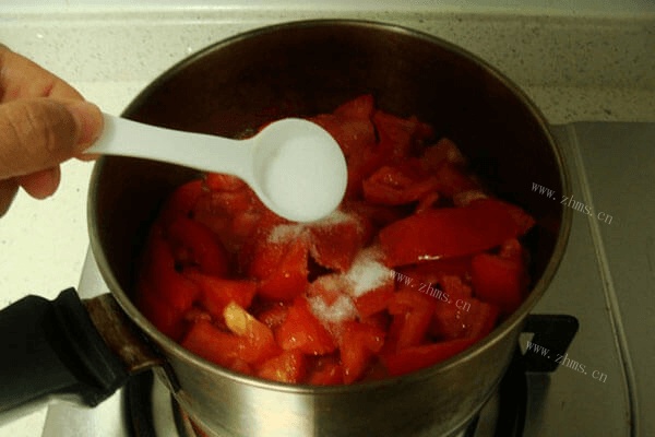 自己如何做蕃茄酱第四步