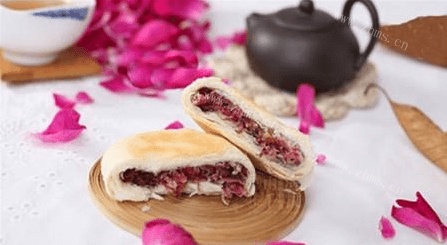 七彩玫瑰鲜花饼