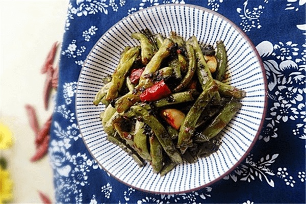 美味的橄榄菜四季豆可以做哦，搭配小粥美味又营养第十步