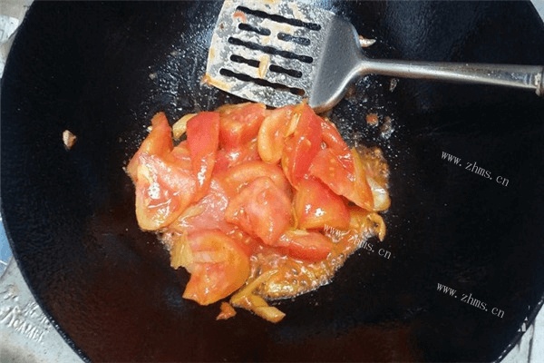 美味的西红柿烧茄子第八步