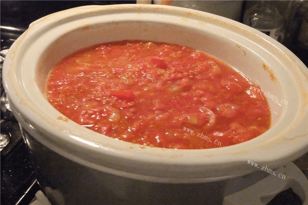 酸酸甜甜的番茄酱做法，亲手做的风味更独特第二步