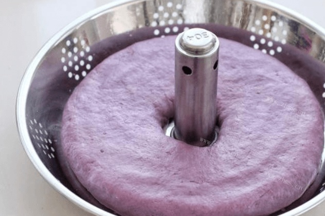 怎么做蔓越莓紫薯发糕，长相比甜品更甜美的中式糕点值得你学习第七步