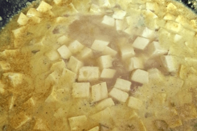 美味家常菜：咖喱豆腐，一碗白米饭分分钟扫光第七步