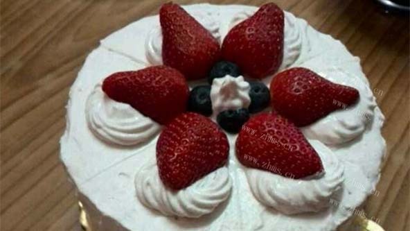 草莓奶油蛋糕自己做