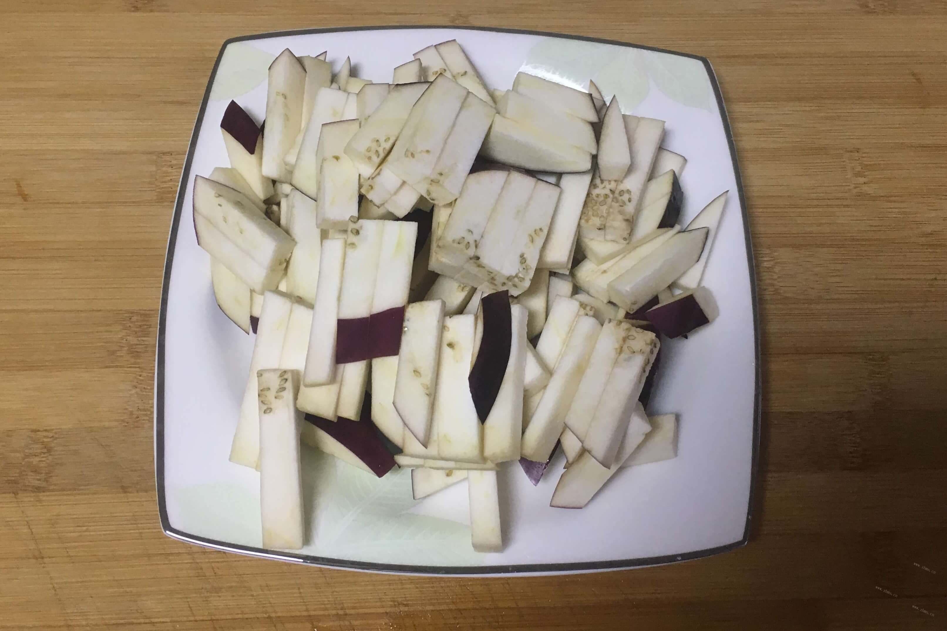 每日一例的好吃风味茄子，教程大公布第二步
