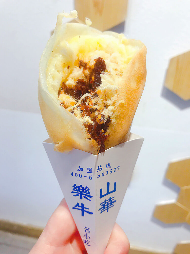 四川著名小吃的华丽变身——四孃蛋烘糕，裹冰淇淋裹榴莲！