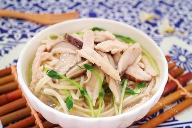 鸡丝面的家常做法，解馋又管饱