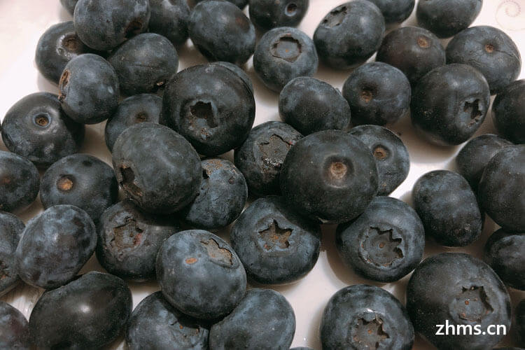 蓝莓里面的籽什么颜色