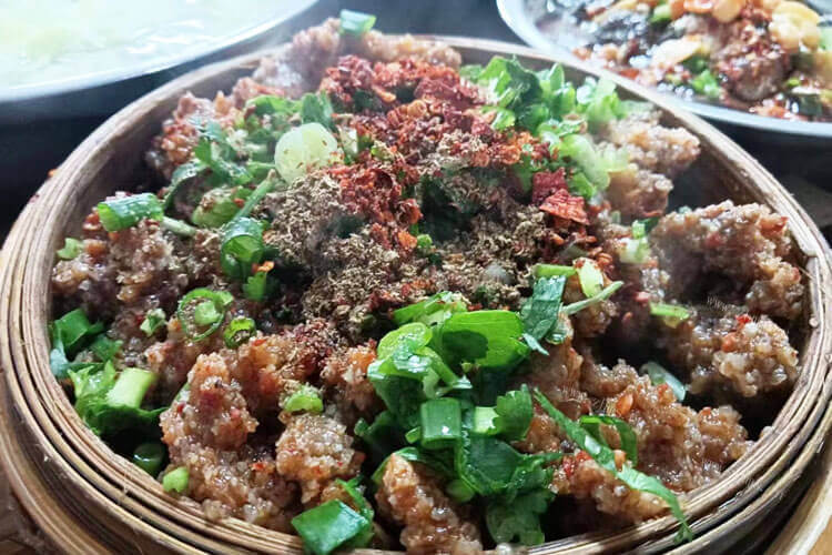我经常自己做腊肉，腊肉蒸粉蒸肉好吃吗？