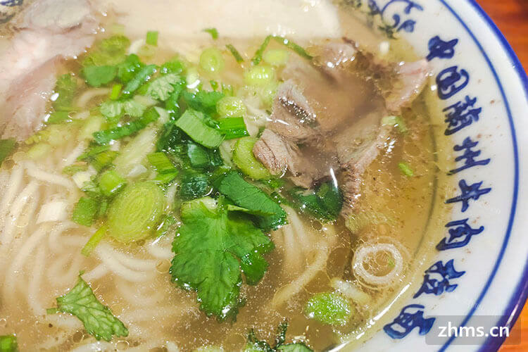 中小型城市牛肉面加盟费一般是多少