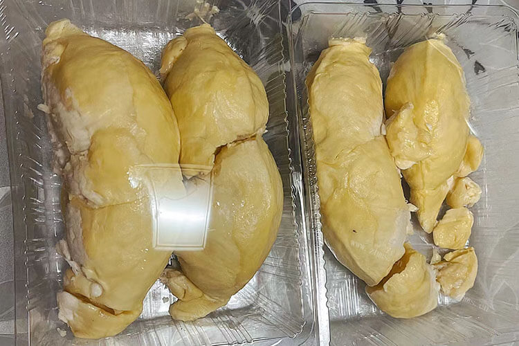 买回来的榴莲肉吃起来很脆，榴莲脆脆的是不是没熟？