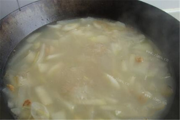 海米冬瓜汤第六步