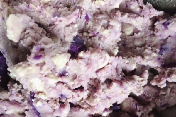 万能的紫薯香芋馅，几步就能搞定！第二步