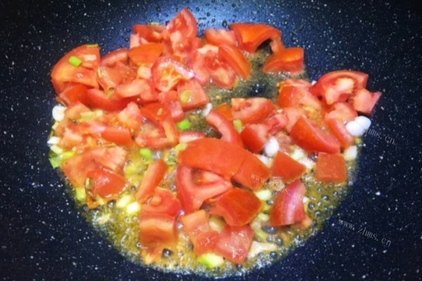 番茄菜花——一道美味的家常菜第六步