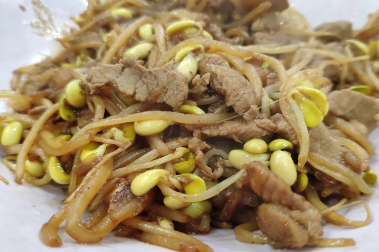 黄豆芽炒肉(黄豆芽炒肉多久能熟)