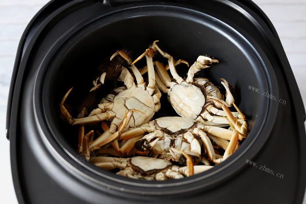 清蒸大螃蟹，螃蟹最好吃的做法第八步
