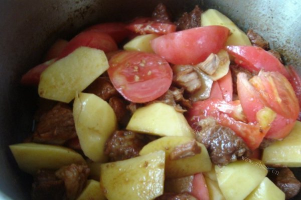 番茄土豆肥牛锅，毫不夸张的说，这，就是人间美味第七步