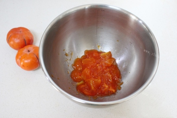 柿子糯米饼如何制作才好吃第一步