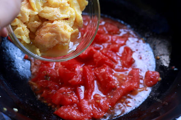 颜值超高的番茄炒蛋，做法也超简单第八步