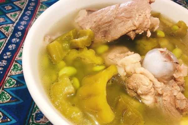苦瓜不苦，清热解暑请尝尝黄豆猪骨苦瓜汤第九步