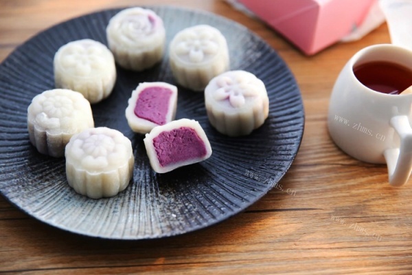 紫薯冰皮月饼——厨房小白也能轻松上手第二十二步