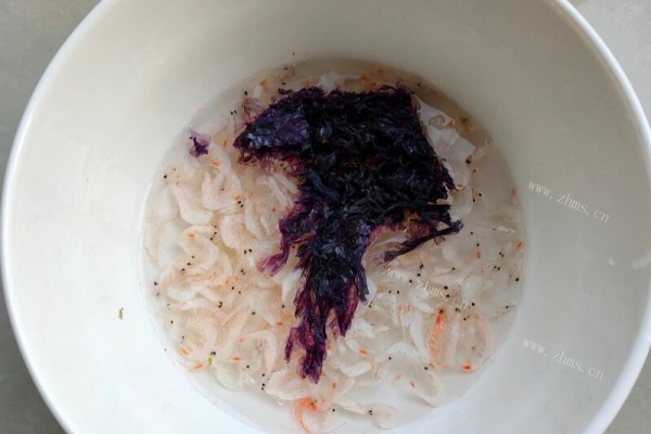 虾米紫菜汤，家常汤的首选第三步