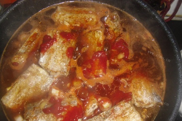 在家做番茄刀鱼，简单美味第九步
