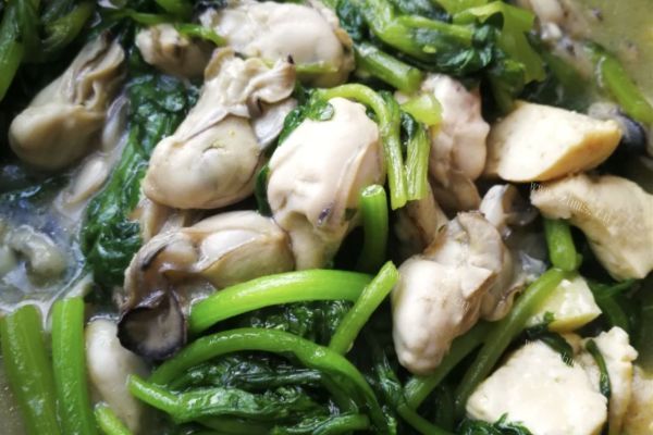 清新低脂的海蛎子炖豆腐，好吃还长不胖第八步