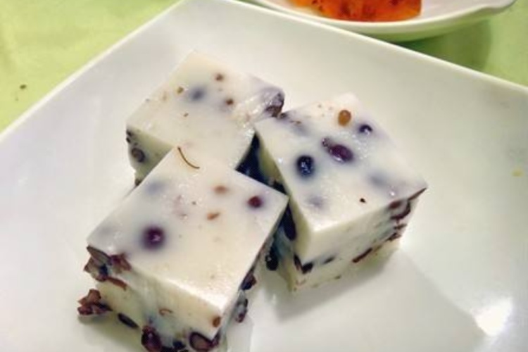 最爱的解暑甜品红豆糕