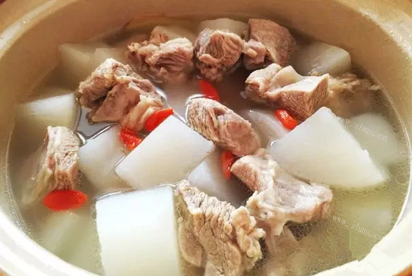 白萝卜炖羊肉，保证让你多吃几碗米饭图解-九州醉餐饮网