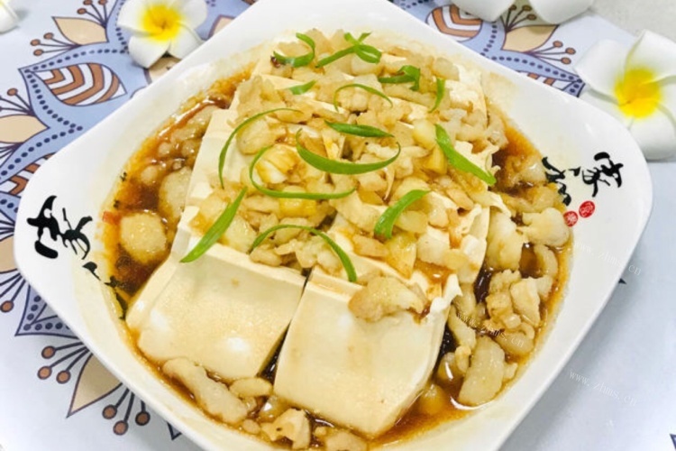 肉末炖热豆腐，家常小菜又简单