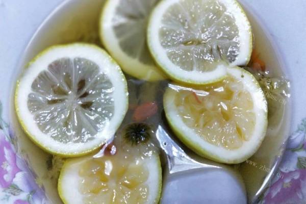 柠檬枸杞菊花茶清热又好喝第六步