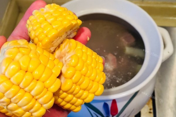 清爽的夏季炖汤——玉米排骨汤第五步