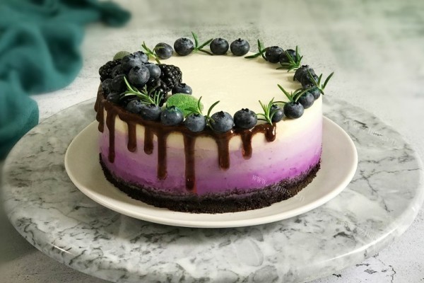 蓝莓芝士蛋糕，让你的心情与味蕾一同欢喜第十二步