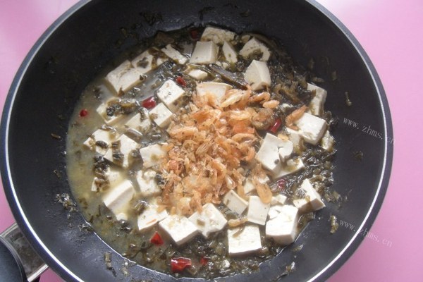 一道咸菜煮豆腐，传递浓厚的乡情第十一步