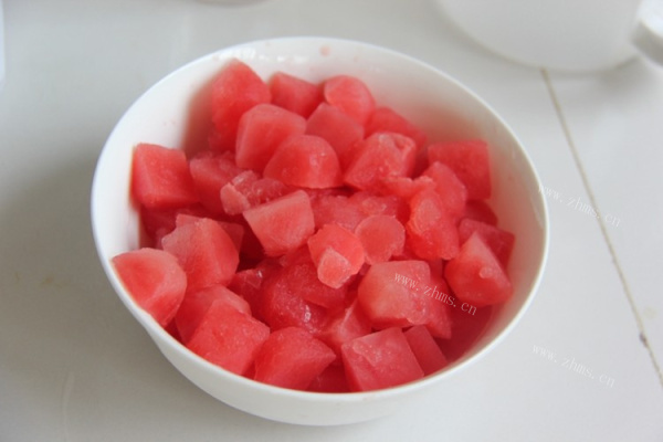 夏天的精彩——西瓜水果冰沙第八步
