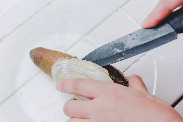 象拔蚌刺身——带你感受大自然的原汁原味第二步