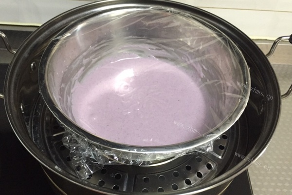 糯米紫薯糕，香甜软糯，制作简单又好吃第四步