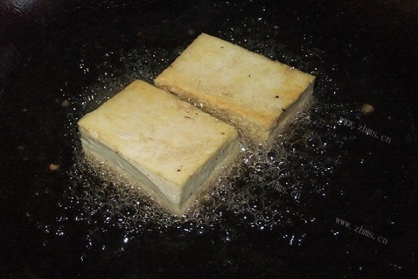 箱子豆腐，素菜荤做口味鲜美第三步