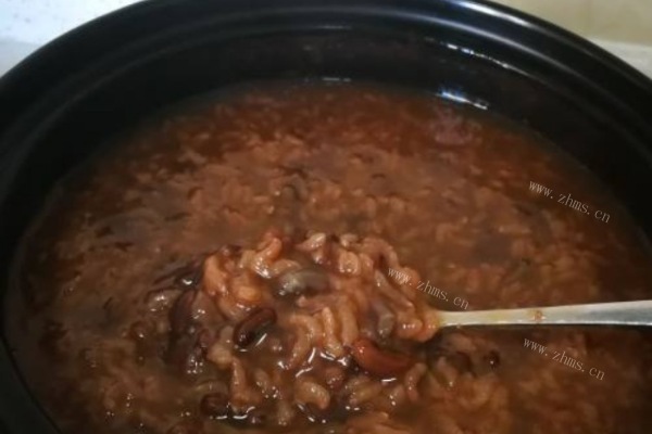 在家做赤豆粥，简单又好吃第四步
